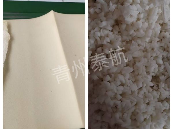 海綿切粒機效果